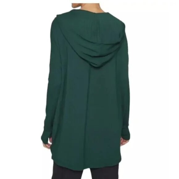 Athleta Purana wrap style oversized hooded sweatshirt with pockets size XS - Picture 2 of 8